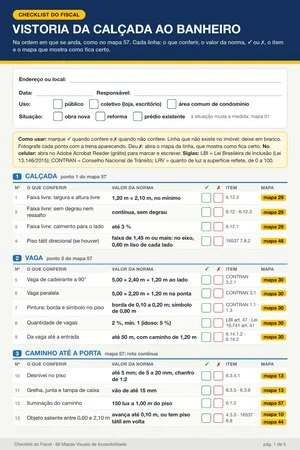 Capa: Checklist do Fiscal
